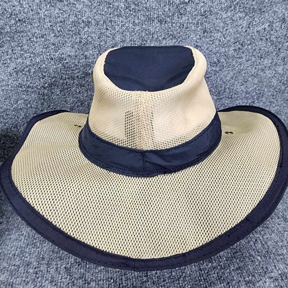 Panama Jack Hat Mens Large Original Mesh Safari Sun Cap Mesh Hunting Hiking